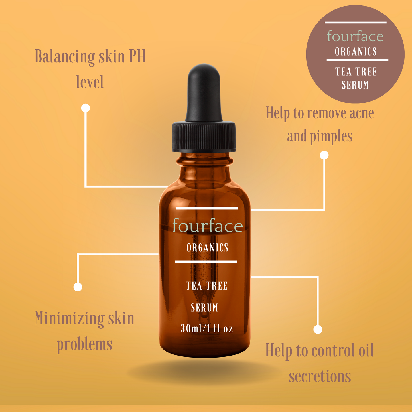 Fourface organics TEA TREE FACIAL SERUM